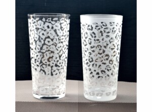 ヒョウ柄ペアタンブラーグラス